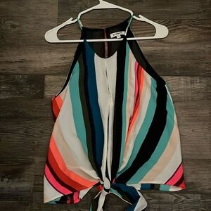 Express multicolor top